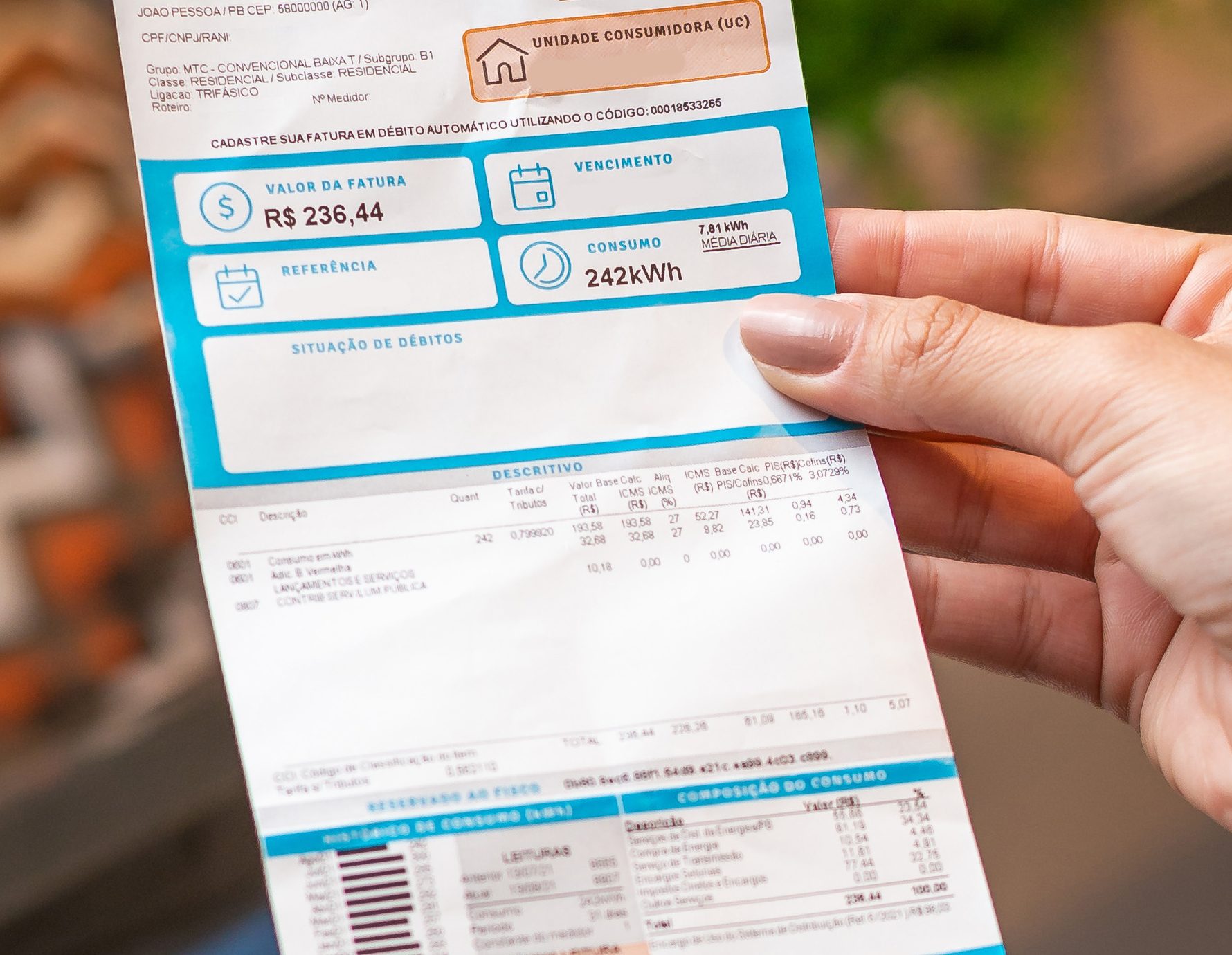 Conta de luz fica quase 14% mais cara na Paraíba a partir desta quinta (28)