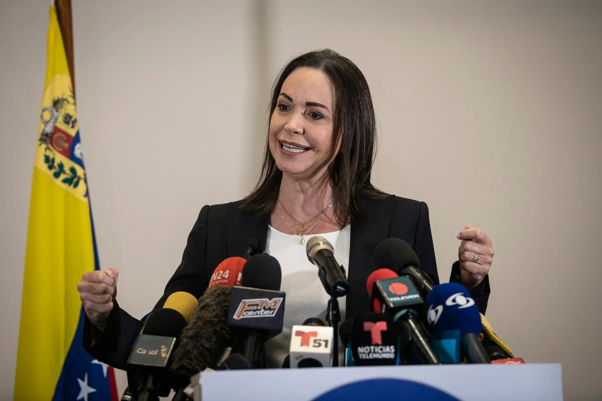 Opositora de Maduro, María Corina Machado dedica Nobel da Paz a Trump