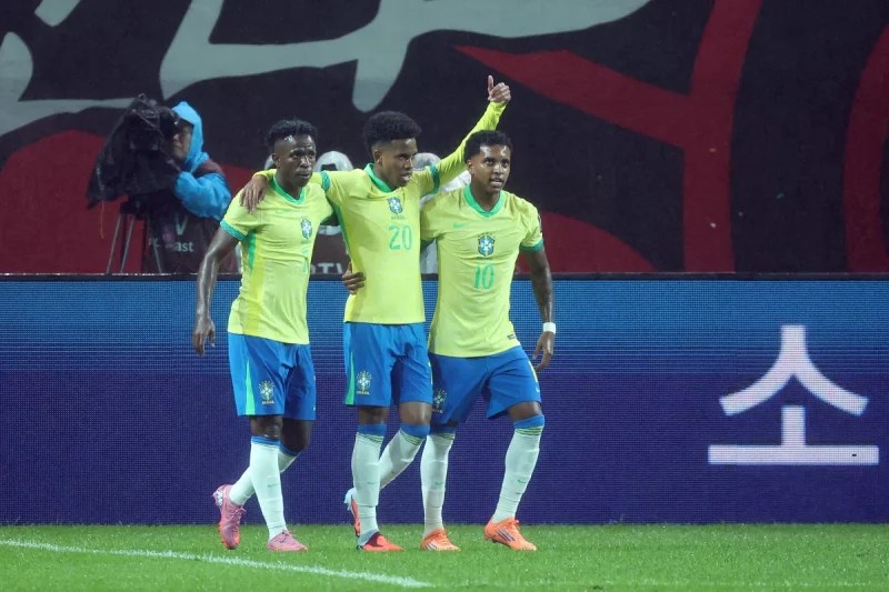 Com assistência de paraibano, Seleção Brasileira Brilha com 5 Gols Contra a&nbsp;Coreia