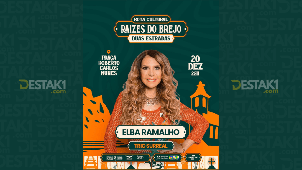 Conforme apuração do Destak1, show de Alceu Valença é cancelado por motivo de saúde; Prefeitura de Duas Estradas confirma Elba Ramalho como substituta