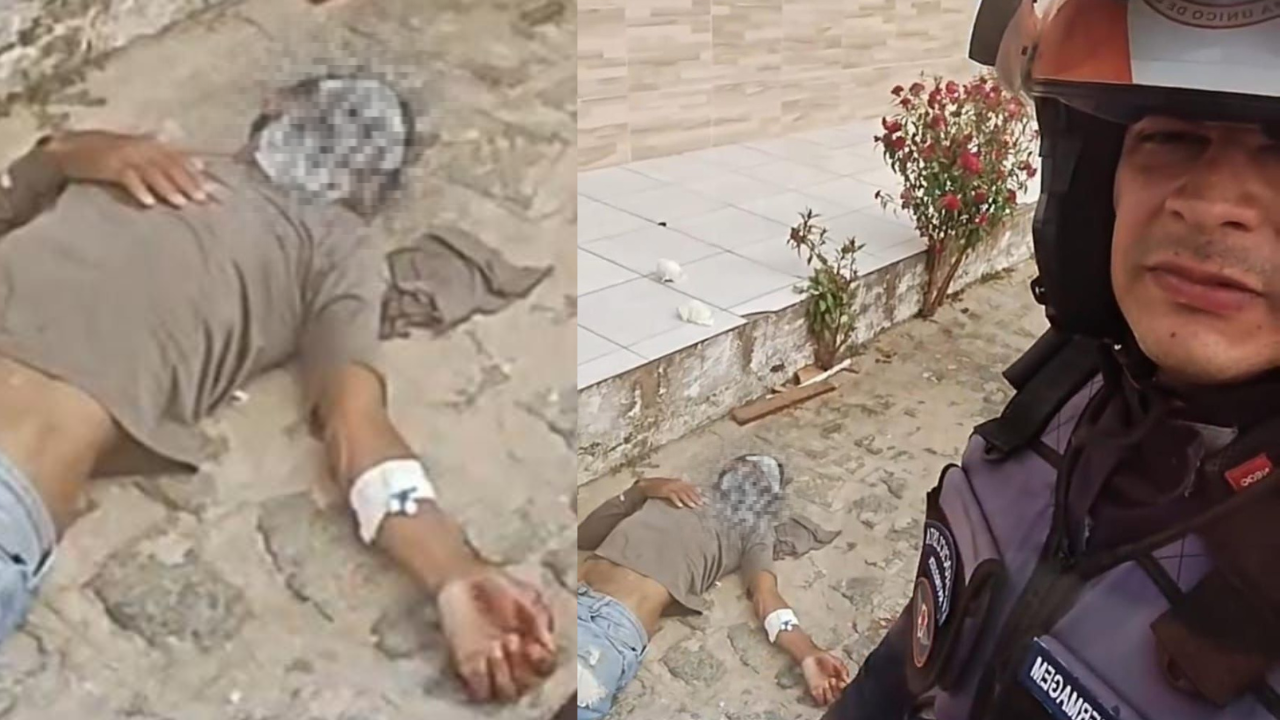 Técnico do SAMU é questionado após registrar imagem durante atendimento a vítima espancada em Santa Rita