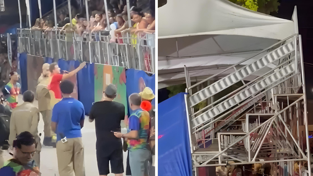 Arquibancada cede durante Carnaval Tradição e desfiles são interrompidos em João&nbsp;Pessoa